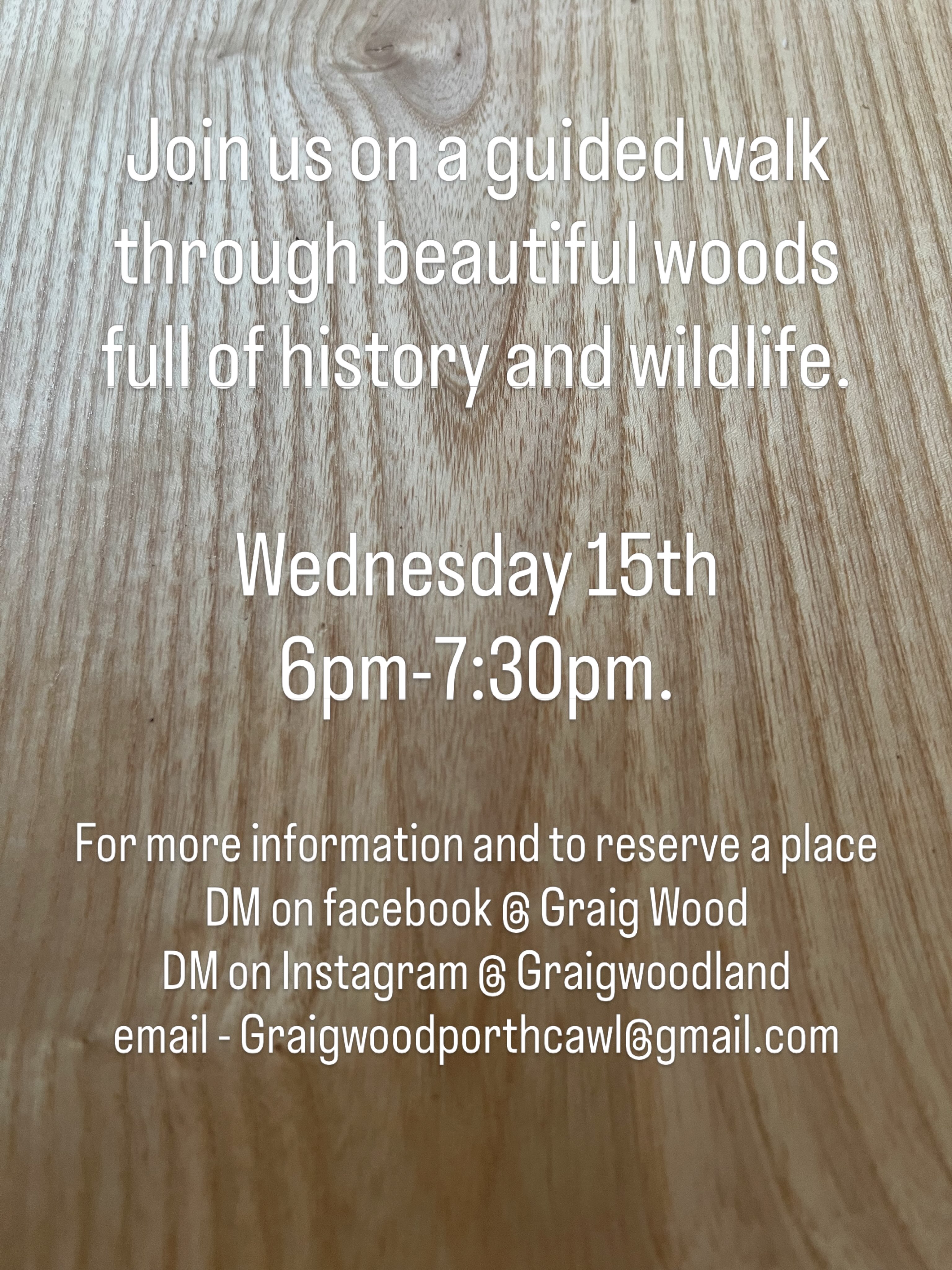 Explore an ancient woodland right here in Porthcawl!Learn about the restoration project planned to improve the biodiversity and how you can get involved.